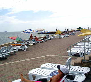 Пляж Пансионат Совиньон Одесса отдых у моря